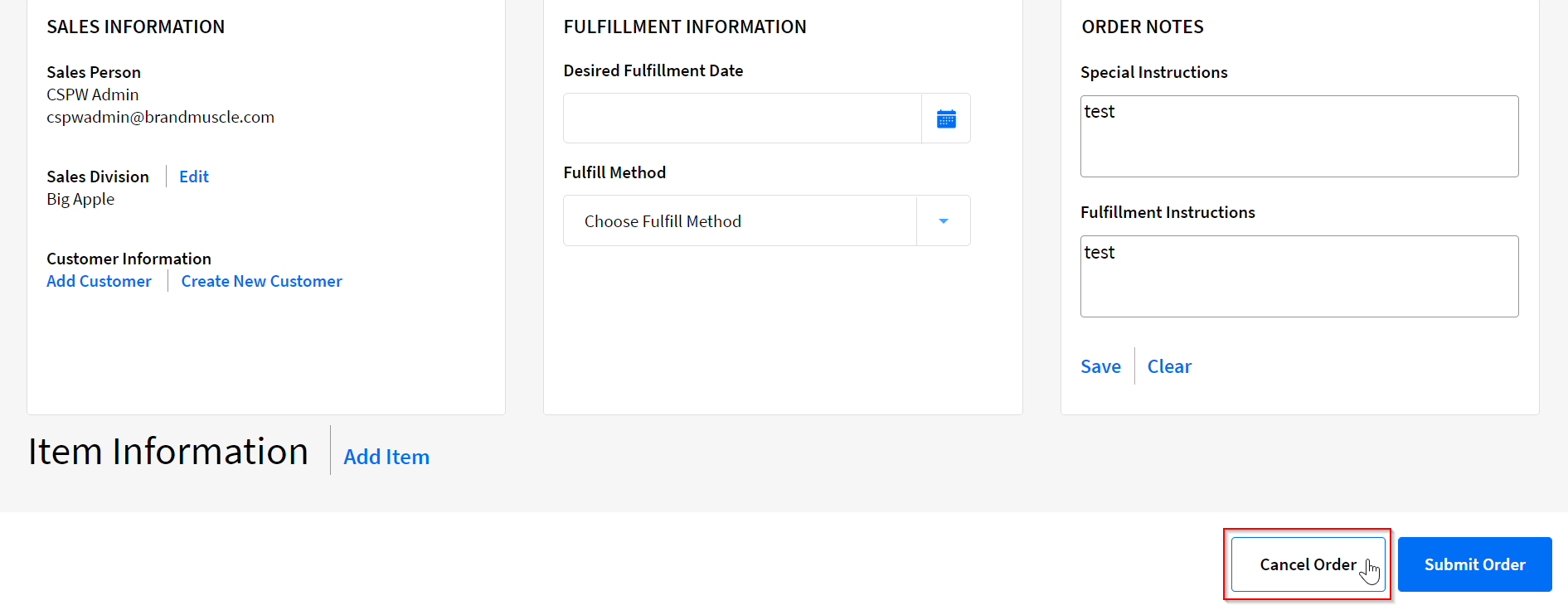 How to cancel an order? POS Warehouse Support