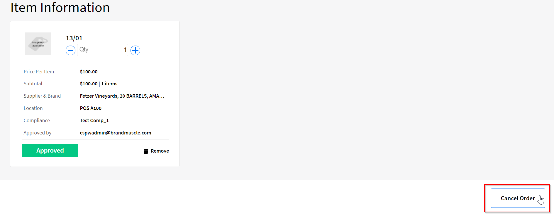 How to cancel an order? POS Warehouse Support